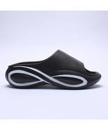 Black Infinity Pillow Ultra-Soft Slippers for Women Men Non-Slip Indoor ... - £14.18 GBP