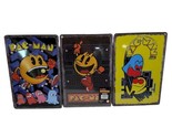 Pac Man Tin Signs Set Of 3 12 x 8 Classic Retro Arcade Decor - £19.31 GBP