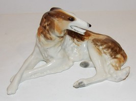 Vintage Lomonosov Ussr Russian Porcelain Greyhound Dog Figurine ~Exquisite~ - £69.38 GBP