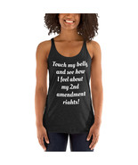 Don&#39;t Touch My Baby Bump 2nd Amendment  Racerback Tank - $24.50