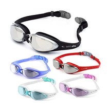 Swim Elite Marlin Mirror (Aqua Green) Pro Swimming Goggles with UV and Anti Fog  - £19.30 GBP