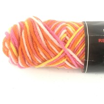 2.4 ounces Red Heart Knitting Worsted 941 Summer Sunset  LOT 1231 - $14.84