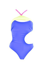 L&#39;AGENT BY AGENT PROVOCATEUR Womens Swimsuit One Piece Blue Size S - £62.01 GBP