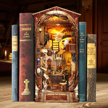 Whale Air Diy Cottage Magic World 3d Stereo Hand-assembled Book Stand Desktop Mo - £51.50 GBP+