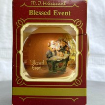 Hummel Blessed Event Glass Christmas Ornament from 1983 - £9.34 GBP