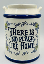 Utensil Holder Milk Jug There Is No Place Like Home Japan Farmhouse Decor - £15.97 GBP