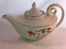 Hall Autumn Leaf Alladin Teapot Infuser And Lid Tea Mint - £28.05 GBP