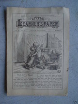 June 10 1894 Booklet Little Learner&#39;s Paper Childrens Stories - £14.79 GBP