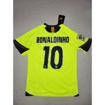 Ronaldinho #10 Barcelona 2005/2006 Away La liga R10 Retro Jersey - $62.11