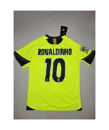 Ronaldinho #10 Barcelona 2005/2006 Away La liga R10 Retro Jersey - £47.53 GBP