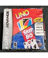 UNO and SKIP-BO (Game Boy Advance Cartridge) NEW in Box - £7.11 GBP
