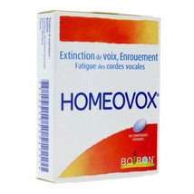 BOIRON HOMEOVOX 60tabs LOSS of VOICE Vocal Cord Strain  EXP:2026 - £18.09 GBP