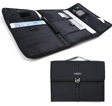 Electronic Organizer Slim Laptop Briefcase for 13&#39;&#39; MacBook, Tablet - Black - £19.77 GBP