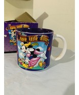 Mickey Brave Little Tailor Disney Store Coffee Mug/Cup Purple Made in Japan - $16.82