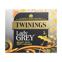 Twinings Lady Grey 100&#39;s (Pack of 4, total 400 Tea Bags)  - £68.20 GBP