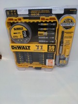 Dewalt Maxfit Magnetic ScrewDriving Set 59 Piece Drill Driver Bits Screw Lock - £22.15 GBP