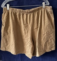 Lady&#39;s White Stag Knit Shorts, 100% Cotton, Elastic Waistband, XX Large,... - $11.97