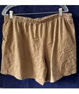 Lady&#39;s White Stag Knit Shorts, 100% Cotton, Elastic Waistband, XX Large,... - $16.42 CAD