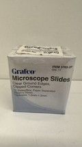 GRAFCO MICROSCOPE SLIDES CLEAR 3703-2P QTY 72 (2PACK) 25 MM X 75 MM - $19.75