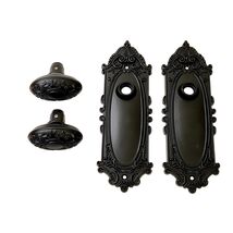 Signature Hardware 480936 Valma Solid Brass Passage Door Knob Set - Matt... - $947.81 MXN