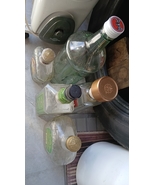 mixed alcohol bottles empty for craft or decor - $560.63 MXN