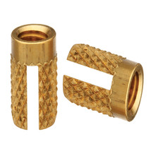3000pcs PPB-440-2 Press In Threaded Inserts Brass Thru-Threaded Insert Nuts PCB image 2