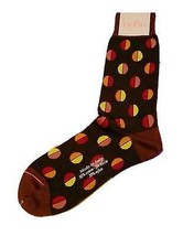 DE PIO Men&#39;s Italian Splited Dots Socks, One Size   - $34.38