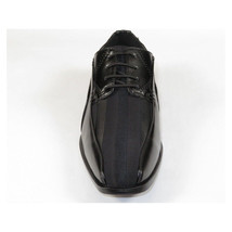 Mens AFTER MIDNIGHT Formal Stage Prom Award Tux shoes Satin 2 Tone 7925 Black image 6