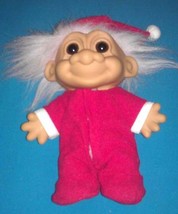 CHRISTMAS Russ Troll Doll SANTA CLAUS 7" - rare and collectibleCHRISTMAS Russ Tr - $21.99