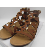 Steve Madden HADYN COGNAC LEATHER Size 9.5Summer Vacation Beachy Travel ... - $33.54 CAD