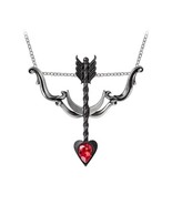 Alchemy Gothic P926 Desire Moi Necklace Pendant Bow&amp; Arrow Heart Cupid V... - $1,307.15 MXN