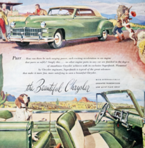 1947 Chrysler New Yorker Advertisement Automobilia Hunting Dog Gun Case ... - $39.99