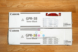 Lot of 2 Canon GPR-38 Toner Black iRAdv 6055/6065/6765/6780 Same Day Shi... - $143.55