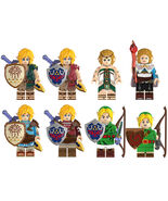 8Pcs The Legend of Zelda Minifigures Link Princess Zelda Mini Block Figu... - $23.59
