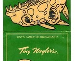 Tiny Naylor&#39;s Children&#39;s Menu Jumble Saurus Kings Restaurant &amp; Bakery Ca... - £27.24 GBP
