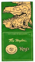 Tiny Naylor&#39;s Children&#39;s Menu Jumble Saurus Kings Restaurant &amp; Bakery Ca... - £27.24 GBP