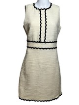 Kate Spade Dress Women&#39;s 6 Small Ivory Knee Length Scalloped Quiet Luxur... - £91.79 GBP