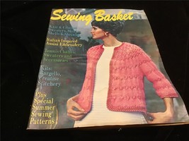 Sewing Basket Magazine June 1972 Italian Inspired Assisi Embroidery - £7.99 GBP