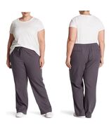 Caslon Solid Linen Blend Pants,  Lightweight Adjustable Waist, COMFY, 1X... - $932.48 MXN