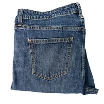 Universal Thread Jeans Womens 14W Dark Wash Frayed Hem Denim Pants - $15.99