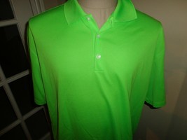 Green Nike Band Together Golf Tournament Polyester Dri Fit Polo Shirt Ad... - £15.35 GBP
