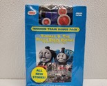 Thomas and Friends Thomas &amp; The Really Brave Engines Dvd Wooden Train Bonus - $34.55