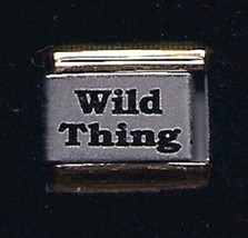 Wild Thing Wholesale Laser Gold Trim Italian Charm 9MM K#9 - £11.14 GBP
