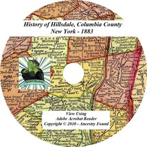 1883 History of COLUMBIA County New York NY Genealogy - £4.60 GBP