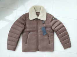 Blauer Shearling leather Jacket for men  $1200 FREE WORLDWIDE SHIPPING - £520.38 GBP