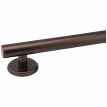 Harney Contemporary Bathroom Round Grab Bar 36 in x 1¼ in Powder Coated Bronze - £62.31 GBP