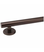 Harney Contemporary Bathroom Round Grab Bar 36 in x 1¼ in Powder Coated ... - $79.19