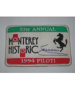 21st Annual MONTEREY HISTORIC 1994 PILOTI (Patch) - $88.90 CAD
