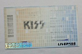 Ticket Stub Kiss - Brazil / São Paulo 17/nov/2012 RARE - £15.59 GBP