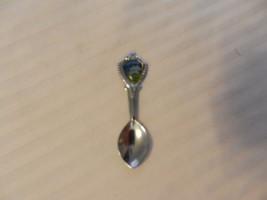 San Diego California Collectible Silverplate Mini Demitasse Spoon with D... - $13.00